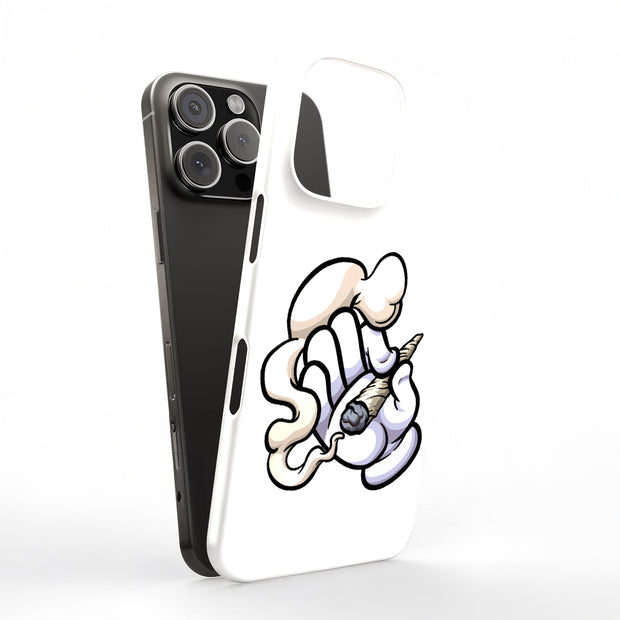 Smoke Hand Tough Cases For Apple iPhone (17, 16, 15, 14, 13, 12, 11, X, SE, 8, 7/ Air, Plus, Pro, Max, Mini, XR, XS), Print in USA