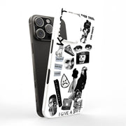 Grunge Collage5 Tough Cases For Apple iPhone (17, 16, 15, 14, 13, 12, 11, X, SE, 8, 7/ Air, Plus, Pro, Max, Mini, XR, XS), Print in USA