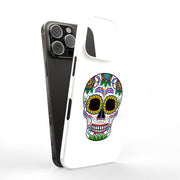 Sugar Skull Tough Cases For Apple iPhone (17, 16, 15, 14, 13, 12, 11, X, SE, 8, 7/ Air, Plus, Pro, Max, Mini, XR, XS), Print in USA