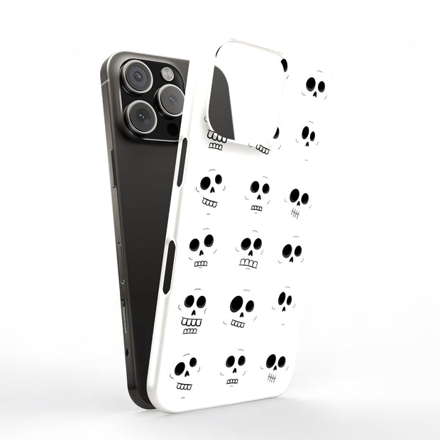 Funny Skull Tough Cases For Apple iPhone (17, 16, 15, 14, 13, 12, 11, X, SE, 8, 7/ Air, Plus, Pro, Max, Mini, XR, XS), Print in USA