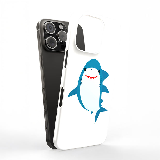 Cute Baby Shark Tough Cases For Apple iPhone (17, 16, 15, 14, 13, 12, 11, X, SE, 8, 7/ Air, Plus, Pro, Max, Mini, XR, XS), Print in USA