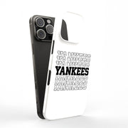 Yankees Tough Cases For Apple iPhone (17, 16, 15, 14, 13, 12, 11, X, SE, 8, 7/ Air, Plus, Pro, Max, Mini, XR, XS), Print in USA