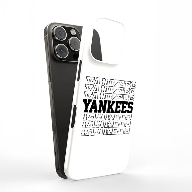 Yankees Tough Cases For Apple iPhone (17, 16, 15, 14, 13, 12, 11, X, SE, 8, 7/ Air, Plus, Pro, Max, Mini, XR, XS), Print in USA