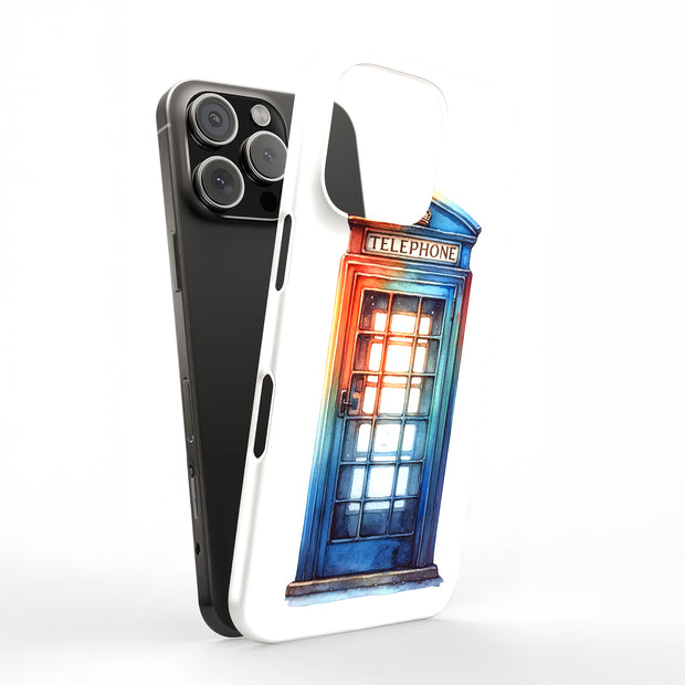 Phone Booth 2 Tough Cases For Apple iPhone (17, 16, 15, 14, 13, 12, 11, X, SE, 8, 7/ Air, Plus, Pro, Max, Mini, XR, XS), Print in USA