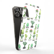 Cute Cactus  Tough Cases For Apple iPhone (17, 16, 15, 14, 13, 12, 11, X, SE, 8, 7/ Air, Plus, Pro, Max, Mini, XR, XS), Print in USA