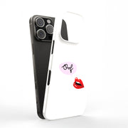 Whisper Lips Tough Cases For Apple iPhone (17, 16, 15, 14, 13, 12, 11, X, SE, 8, 7/ Air, Plus, Pro, Max, Mini, XR, XS), Print in USA