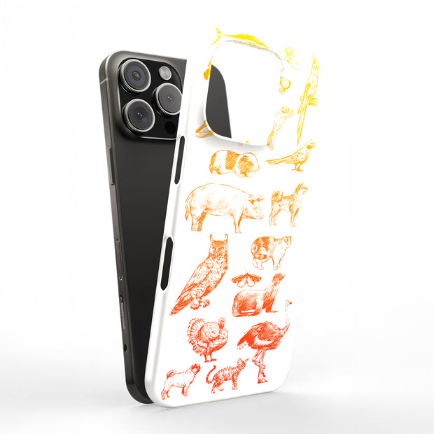 Juicey Animal Tough Cases For Apple iPhone (17, 16, 15, 14, 13, 12, 11, X, SE, 8, 7/ Air, Plus, Pro, Max, Mini, XR, XS), Print in USA