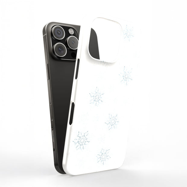 Snowflake 2 Tough Cases For Apple iPhone (17, 16, 15, 14, 13, 12, 11, X, SE, 8, 7/ Air, Plus, Pro, Max, Mini, XR, XS), Print in USA