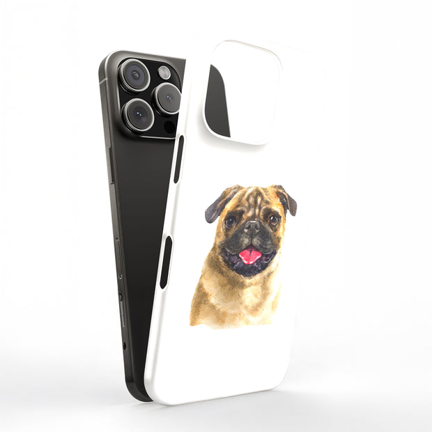 Dog Painting j Tough Cases For Apple iPhone (17, 16, 15, 14, 13, 12, 11, X, SE, 8, 7/ Air, Plus, Pro, Max, Mini, XR, XS), Print in USA