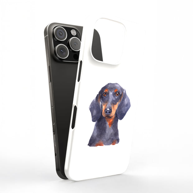 Dog Painting k Tough Cases For Apple iPhone (17, 16, 15, 14, 13, 12, 11, X, SE, 8, 7/ Air, Plus, Pro, Max, Mini, XR, XS), Print in USA