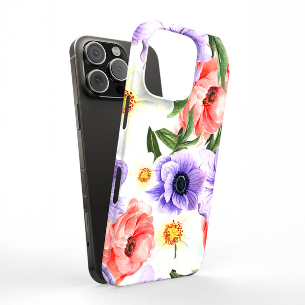 Flower 9 Tough Cases For Apple iPhone (17, 16, 15, 14, 13, 12, 11, X, SE, 8, 7/ Air, Plus, Pro, Max, Mini, XR, XS), Print in USA