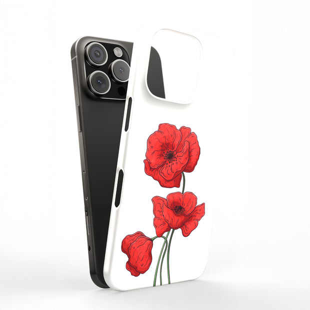 Flower 16 Tough Cases For Apple iPhone (17, 16, 15, 14, 13, 12, 11, X, SE, 8, 7/ Air, Plus, Pro, Max, Mini, XR, XS), Print in USA