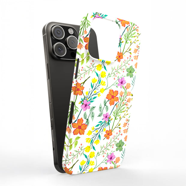Flower 20 Tough Cases For Apple iPhone (17, 16, 15, 14, 13, 12, 11, X, SE, 8, 7/ Air, Plus, Pro, Max, Mini, XR, XS), Print in USA
