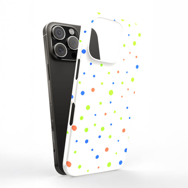 Polka Dot 14 Tough Cases For Apple iPhone (17, 16, 15, 14, 13, 12, 11, X, SE, 8, 7/ Air, Plus, Pro, Max, Mini, XR, XS), Print in USA