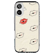 Love & Kisses Tough Cases For Apple iPhone (17, 16, 15, 14, 13, 12, 11, X, SE, 8, 7/ Air, Plus, Pro, Max, Mini, XR, XS), Print in USA
