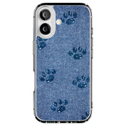 Paw Footprints Tough Cases For Apple iPhone (17, 16, 15, 14, 13, 12, 11, X, SE, 8, 7/ Air, Plus, Pro, Max, Mini, XR, XS), Print in USA