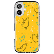Birds Dots 1 Tough Cases For Apple iPhone (17, 16, 15, 14, 13, 12, 11, X, SE, 8, 7/ Air, Plus, Pro, Max, Mini, XR, XS), Print in USA