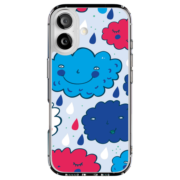 Rain Clouds 1 Tough Cases For Apple iPhone (17, 16, 15, 14, 13, 12, 11, X, SE, 8, 7/ Air, Plus, Pro, Max, Mini, XR, XS), Print in USA