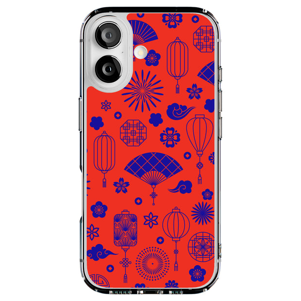 Lunar New Year1 Tough Cases For Apple iPhone (17, 16, 15, 14, 13, 12, 11, X, SE, 8, 7/ Air, Plus, Pro, Max, Mini, XR, XS), Print in USA