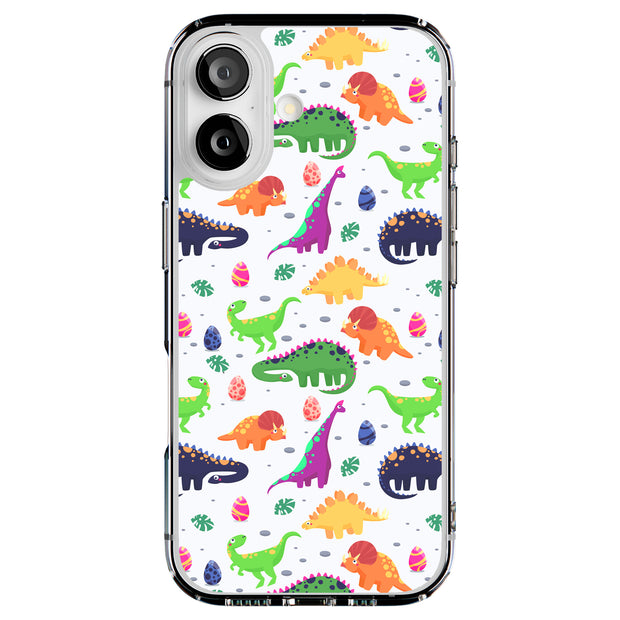 Dinosaur 7 Tough Cases For Apple iPhone (17, 16, 15, 14, 13, 12, 11, X, SE, 8, 7/ Air, Plus, Pro, Max, Mini, XR, XS), Print in USA