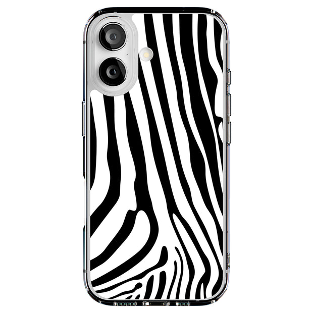 Zebra Stripe 3 Tough Cases For Apple iPhone (17, 16, 15, 14, 13, 12, 11, X, SE, 8, 7/ Air, Plus, Pro, Max, Mini, XR, XS), Print in USA