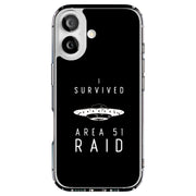 Survived Area51 Tough Cases For Apple iPhone (17, 16, 15, 14, 13, 12, 11, X, SE, 8, 7/ Air, Plus, Pro, Max, Mini, XR, XS), Print in USA