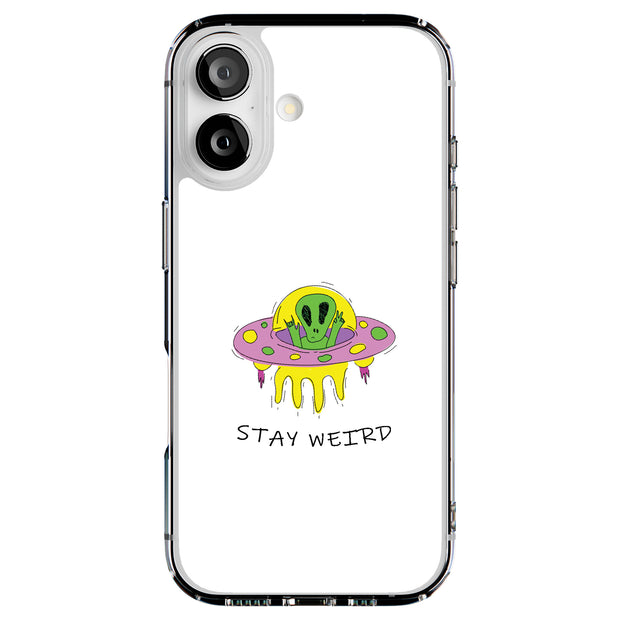 Alien Weird Tough Cases For Apple iPhone (17, 16, 15, 14, 13, 12, 11, X, SE, 8, 7/ Air, Plus, Pro, Max, Mini, XR, XS), Print in USA