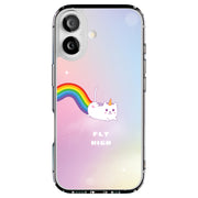Fly Caticorn Tough Cases For Apple iPhone (17, 16, 15, 14, 13, 12, 11, X, SE, 8, 7/ Air, Plus, Pro, Max, Mini, XR, XS), Print in USA