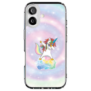 Unicorn Dabbing Tough Cases For Apple iPhone (17, 16, 15, 14, 13, 12, 11, X, SE, 8, 7/ Air, Plus, Pro, Max, Mini, XR, XS), Print in USA