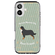 Bernese Dog Tough Cases For Apple iPhone (17, 16, 15, 14, 13, 12, 11, X, SE, 8, 7/ Air, Plus, Pro, Max, Mini, XR, XS), Print in USA
