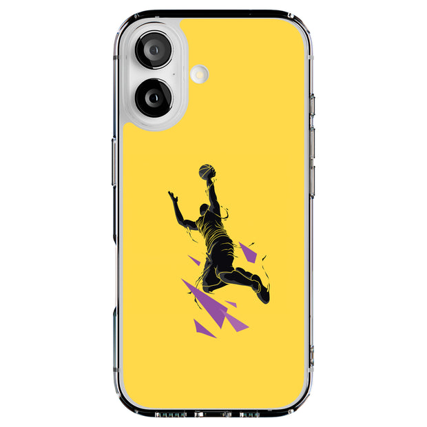Kobe Basket 2 Tough Cases For Apple iPhone (17, 16, 15, 14, 13, 12, 11, X, SE, 8, 7/ Air, Plus, Pro, Max, Mini, XR, XS), Print in USA