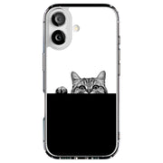 Hide Cat Tough Cases For Apple iPhone (17, 16, 15, 14, 13, 12, 11, X, SE, 8, 7/ Air, Plus, Pro, Max, Mini, XR, XS), Print in USA
