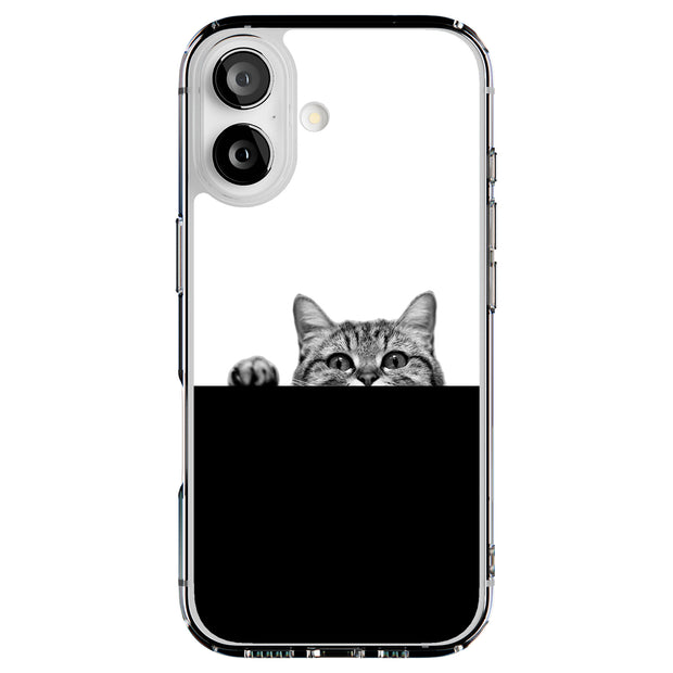 Hide Cat Tough Cases For Apple iPhone (17, 16, 15, 14, 13, 12, 11, X, SE, 8, 7/ Air, Plus, Pro, Max, Mini, XR, XS), Print in USA