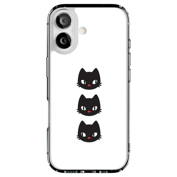 Black Cat Tough Cases For Apple iPhone (17, 16, 15, 14, 13, 12, 11, X, SE, 8, 7/ Air, Plus, Pro, Max, Mini, XR, XS), Print in USA
