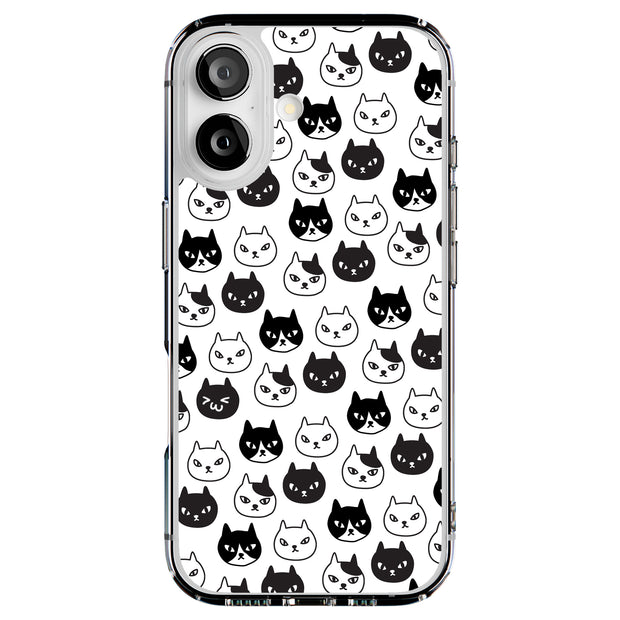 Cute Kitten Tough Cases For Apple iPhone (17, 16, 15, 14, 13, 12, 11, X, SE, 8, 7/ Air, Plus, Pro, Max, Mini, XR, XS), Print in USA