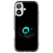 Cat in Space Tough Cases For Apple iPhone (17, 16, 15, 14, 13, 12, 11, X, SE, 8, 7/ Air, Plus, Pro, Max, Mini, XR, XS), Print in USA