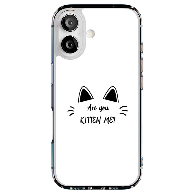 Kitten Me Tough Cases For Apple iPhone (17, 16, 15, 14, 13, 12, 11, X, SE, 8, 7/ Air, Plus, Pro, Max, Mini, XR, XS), Print in USA