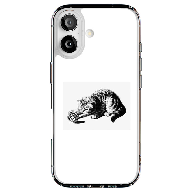 Cat Grenade Tough Cases For Apple iPhone (17, 16, 15, 14, 13, 12, 11, X, SE, 8, 7/ Air, Plus, Pro, Max, Mini, XR, XS), Print in USA