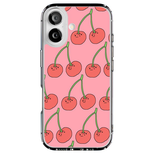 Cherry Tough Cases For Apple iPhone (17, 16, 15, 14, 13, 12, 11, X, SE, 8, 7/ Air, Plus, Pro, Max, Mini, XR, XS), Print in USA