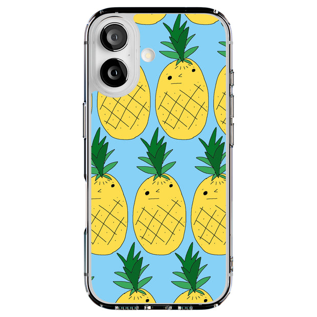 Pineapple 1 Tough Cases For Apple iPhone (17, 16, 15, 14, 13, 12, 11, X, SE, 8, 7/ Air, Plus, Pro, Max, Mini, XR, XS), Print in USA