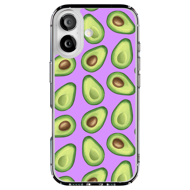 Green Avocado Tough Cases For Apple iPhone (17, 16, 15, 14, 13, 12, 11, X, SE, 8, 7/ Air, Plus, Pro, Max, Mini, XR, XS), Print in USA