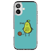 Funny Avocado 2 Tough Cases For Apple iPhone (17, 16, 15, 14, 13, 12, 11, X, SE, 8, 7/ Air, Plus, Pro, Max, Mini, XR, XS), Print in USA