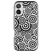 Circles Tough Cases For Apple iPhone (17, 16, 15, 14, 13, 12, 11, X, SE, 8, 7/ Air, Plus, Pro, Max, Mini, XR, XS), Print in USA