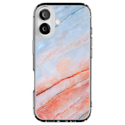 Blue Red Marble Tough Cases For Apple iPhone (17, 16, 15, 14, 13, 12, 11, X, SE, 8, 7/ Air, Plus, Pro, Max, Mini, XR, XS), Print in USA