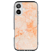 Orange Marble Tough Cases For Apple iPhone (17, 16, 15, 14, 13, 12, 11, X, SE, 8, 7/ Air, Plus, Pro, Max, Mini, XR, XS), Print in USA