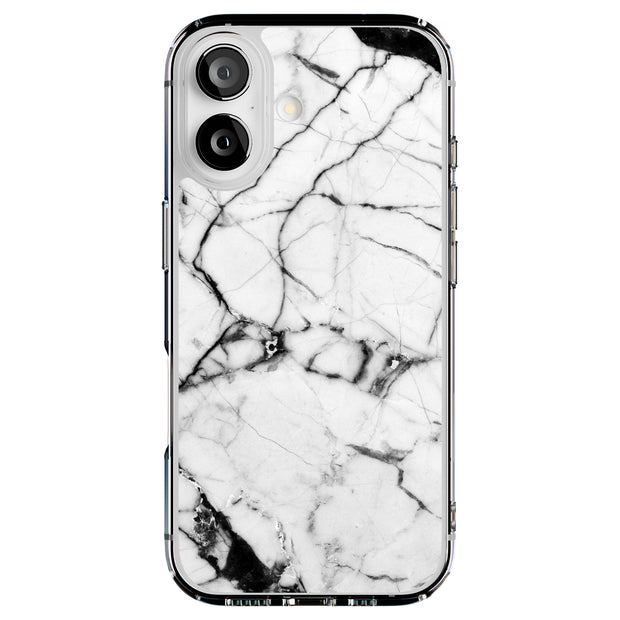 Black Marble 5 Tough Cases For Apple iPhone (17, 16, 15, 14, 13, 12, 11, X, SE, 8, 7/ Air, Plus, Pro, Max, Mini, XR, XS), Print in USA