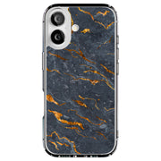 Gold Marble Tough Cases For Apple iPhone (17, 16, 15, 14, 13, 12, 11, X, SE, 8, 7/ Air, Plus, Pro, Max, Mini, XR, XS), Print in USA
