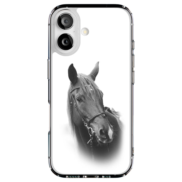 Animal Horse Tough Cases For Apple iPhone (17, 16, 15, 14, 13, 12, 11, X, SE, 8, 7/ Air, Plus, Pro, Max, Mini, XR, XS), Print in USA