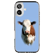 Animal Cow Tough Cases For Apple iPhone (17, 16, 15, 14, 13, 12, 11, X, SE, 8, 7/ Air, Plus, Pro, Max, Mini, XR, XS), Print in USA