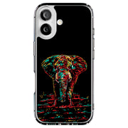 Elephant Color Tough Cases For Apple iPhone (17, 16, 15, 14, 13, 12, 11, X, SE, 8, 7/ Air, Plus, Pro, Max, Mini, XR, XS), Print in USA